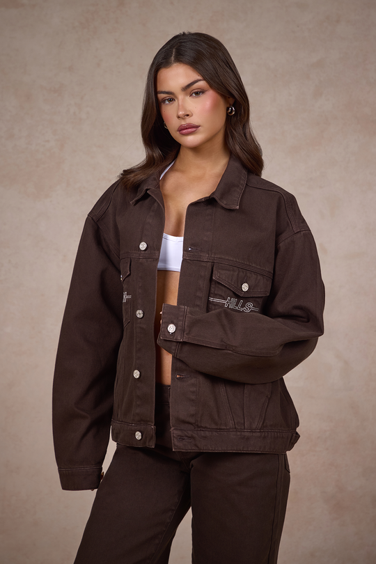 Hidden Hills Logo Stitch Denim Jacket