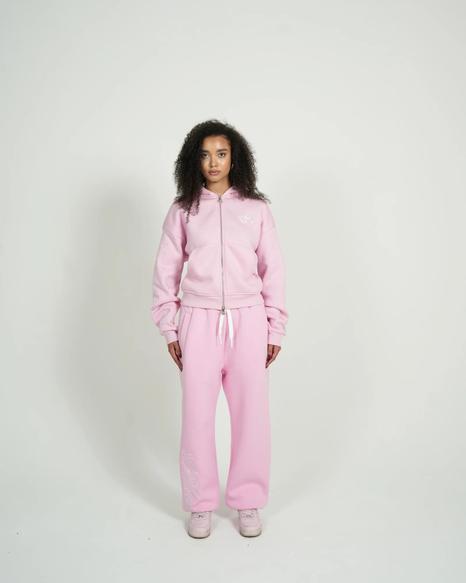 Levoleur Zipper Baby Pink Tracksuit
