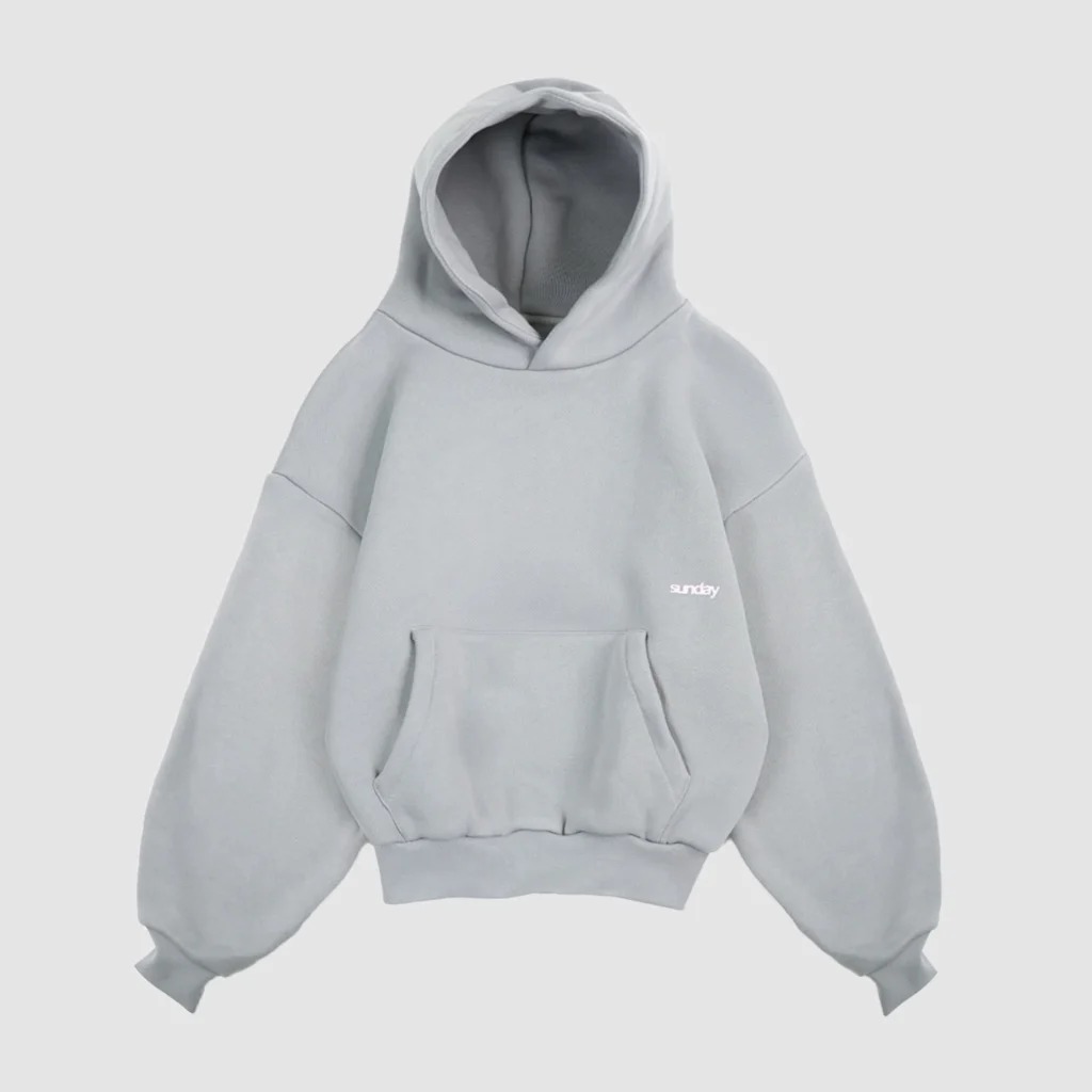 Sunday Heavyweight Script Hoodie Gun Metal Sunday Heavyweight Script Hoodie Gun Metal