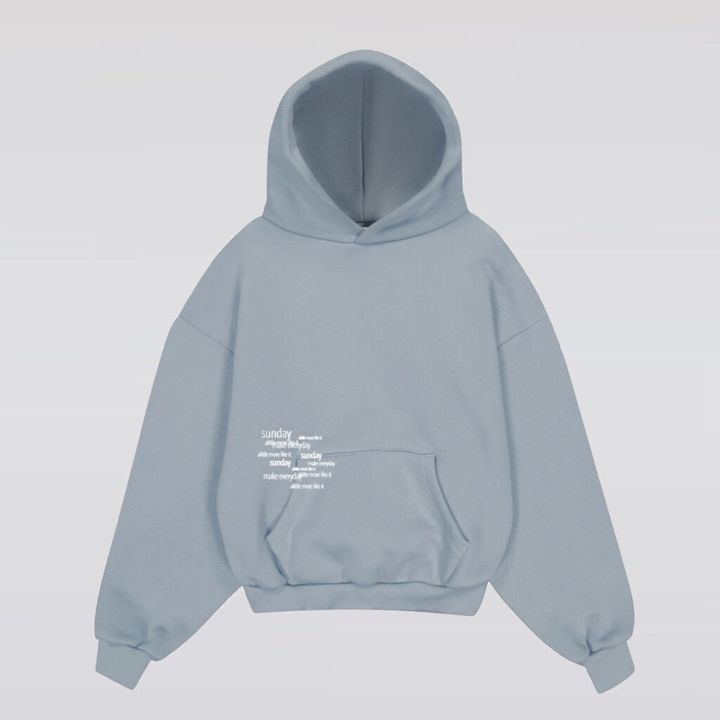 Sunday Heavyweight Typewriter Hoodie Gunmetal