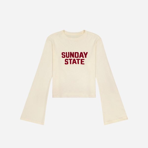 Sunday Lounge Flare Long Sleeve Crewneck